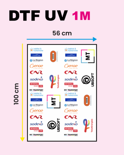 Impression DTF UV 1M